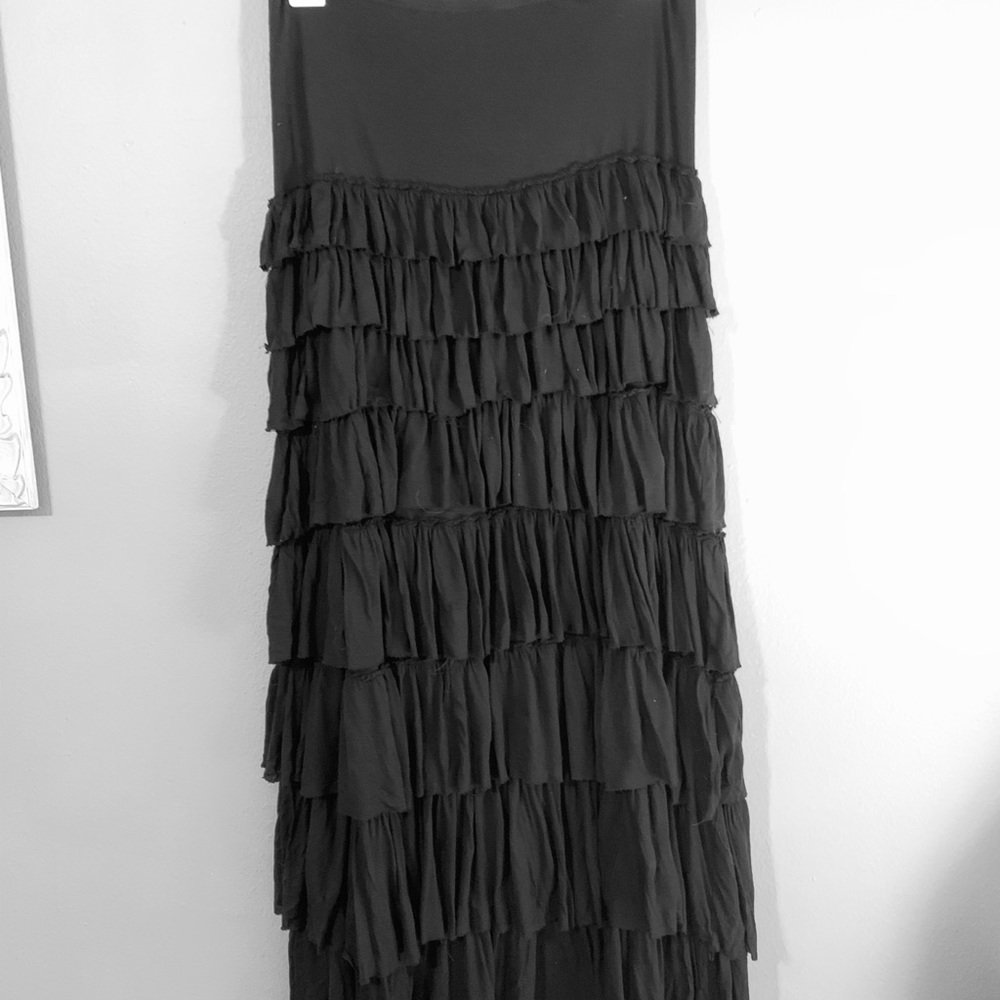 Ruffled Maxi Skirt